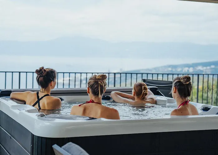Garden - Infinity Pool, Jacuzzi, Sauna And Panoramic Sea View * Hreljin