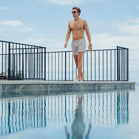 Garden Heated Infinity Pool, Jacuzzi, Sauna And Panoramic Sea View Villa